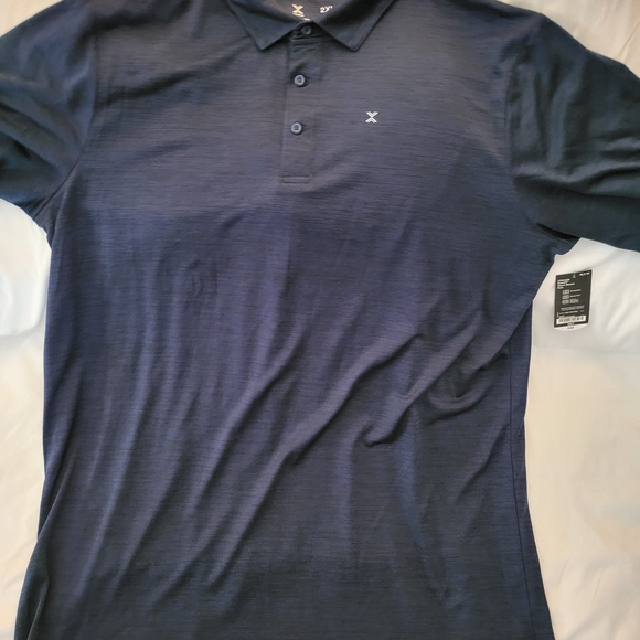 Xersion Men's Deep Blue Polo Shirt - Picture 1 of 5